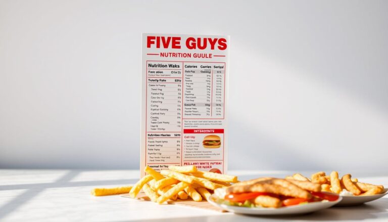 Five Guys Menu Nutrition