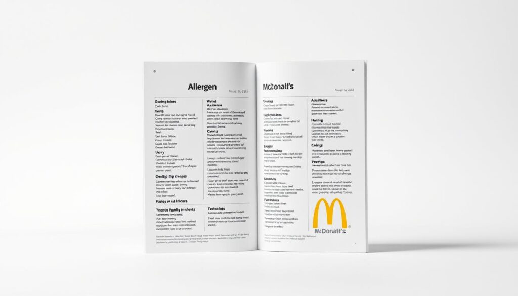 McDonald's Allergen Information Guide
