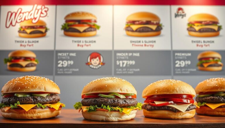 Wendy’s Burger Menu With Prices