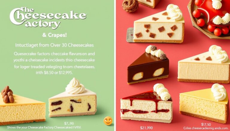 Cheesecake Factory Dessert Menu Prices (Updated on October 2025)