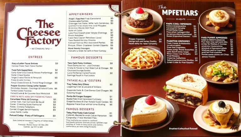 Cheesecake Factory Menu with Prices (Updated on October 2025)