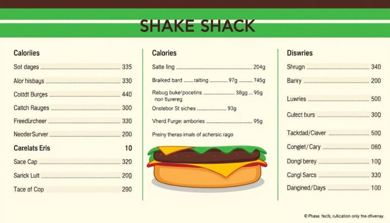 shake shack menu nutrition