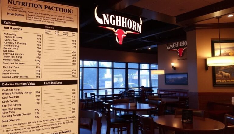 Longhorn Steakhouse Menu Nutrition